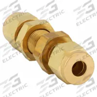 PARKER Compression Fitting Union: 1/4 in OD x 1/4 in OD Size, Compression x Compression, Brass (MPN 4-4 WBZ-B). Key specifications — attr1196838: CPI™; attr1196811: PARKER; attr1196829: CPI(TM).