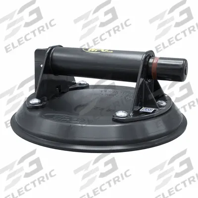 WOOD'S POWR-GRIP Suction Cup Lifter: Suction Cup Lifter, Flat, 125 lb Max Load Capacity - Handheld Manual Suction-Cup Lifters