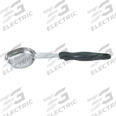 VOLLRATH Heavy-Duty Spoodle Utensil: 13 13/16 in Overall Lg, 4 oz Capacity, Black - Serving Spoons