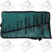 CHICAGO-LATROBE Screw Extractor Set: 12 Pc, Spiral Flute, Size #1/#2/#3/#4/#5/#6 (MPN 65040). Key specifications — attr1030229: CHICAGO-LATROBE; attr1030235: #5; attr1030236: #8 to 1 in; attr1030241: 1/4 in; attr1030246: 65040; attr1075326: M2.5 to M20.