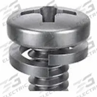 SEMS Screw: Split Lock, #8-32 Thread Size, 3/4 in Lg, Stainless Steel, Passivated, Pan, 10 PK (MPN 1-PPL-8C-75). Key specifications — Drive Size: #2.