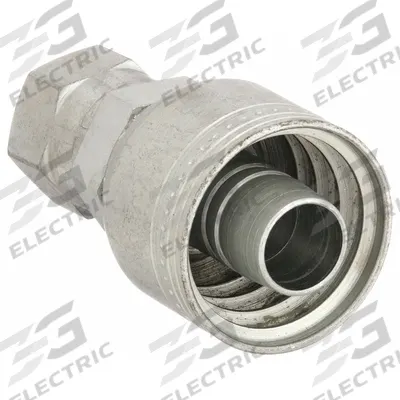 AEROQUIP Hydraulic Crimp Fitting: Steel x Steel, Straight, -6 For Hose Dash Size - Aeroquip Crimp Hydraulic Hose Fittings with JIC Connection