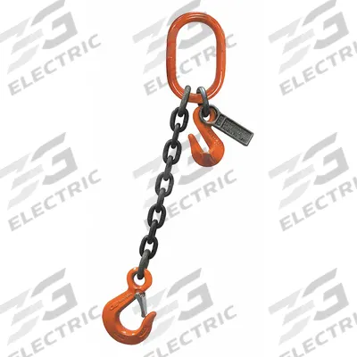 STREN-FLEX Chain Sling: 3/8 in Chain Trade Size, 100 Chain Grade, Sling Hook, Alloy Steel - Adjustable-Length Grade-100 Single-Leg Chain Slings