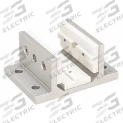 Linear Bearing: 15 Series, 2 13/16 in L x 4 in W x 1 7/8 in H, Silver, Double Flanged, Std, Anodized (MPN 6525). Key specifications — Brand: 80/20; Housing Material: Aluminum; Finish: Anodized.