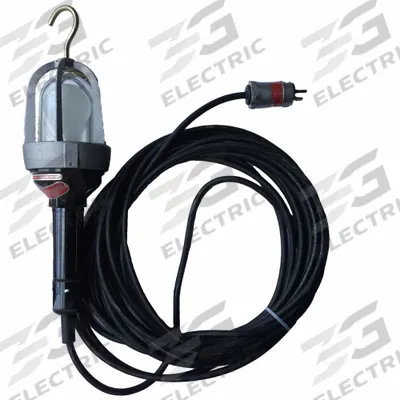 LIND EQUIPMENT Hand Lamp: LED, 50 ft Power Cord Lg, 800 lm Max Brightness - Hazardous Location Hand Lamps