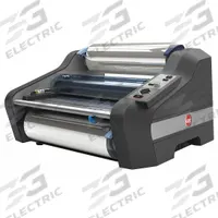 GBC Laminating Machine: Hot Lamination, 2 min Warm-Up Time, 24 in Wd, 14 3/8 in Ht, 22.31 in Dp (MPN 1701680A). Key specifications — Power Source: Electric; Brand: GBC; Includes: Trimmer/Cutter.