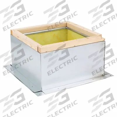 Dayton Roof Curb: Fixed Nonventilated Curbs, Square Curb, 59.5 x 59 1/2 in Inside Dim - Roof Curbs