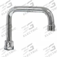 ADVANCE TABCO Spout: Spout, Double-Bend, Swivel Spout, Brass, Chrome, 1 gpm Flow Rate, Aerated (MPN K-208SP). Key specifications — Product Type: Spout; Spout Style: Swivel; Body Material: Brass; Brand: ADVANCE TABCO.