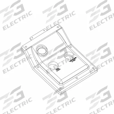 LIBERTY PUMPS Pump Chamber Cover: Mfr Part # K001208 - Replacement Basins & Basin Covers for Dewatering & Wastewater Pumps