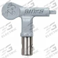 BINKS Airless Spray Gun Tip: Tips for Airless Spray Guns, Airless Spray Gun Twist Tip, Gray, Paints (MPN 9-413-75). Key specifications — Product Type: Airless Spray Gun Twist Tip; Compatible with Manufacturer Model Number: 0511-OHTO; Brand: BINKS; Includes: Seal Gasket; Color: Gray; Compatible with Series: Binks MAG II; Product Grouping: Tips for Airless Spray Guns.