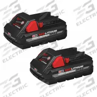 MILWAUKEE Battery: M18™, 3 Ah, 2 Batteries Included, 18V DC (MPN 48-11-1837). Key specifications — attr1278107: Not Oil-Resistant.