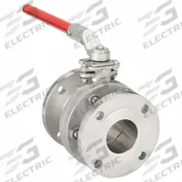 KECKLEY Manual Two-Way Ball Valve: 3 in, 316 Stainless Steel, Straight, Class 150 Flange, Two-Piece (MPN BVF2RF2FSSRGSL-300). Key specifications — Brand: KECKLEY; Handle: Locking Lever.