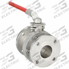 KECKLEY Manual Two-Way Ball Valve: 3 in, 316 Stainless Steel, Straight, Class 150 Flange, Two-Piece (MPN BVF2RF2FSSRGSL-300). Key specifications — Brand: KECKLEY; Handle: Locking Lever.