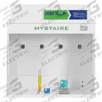 MYSTAIRE Filtered Workstation: Isola® PRO, 48 in Overall Wd, 53 in Overall Ht, 28 in Overall Dp (MPN MY-ISL48P). Key specifications — Assembly: Fully Assembled; Brand: MYSTAIRE; Base/Stand Included: Yes; Blower Included: Yes; Work Surface Included: Yes.