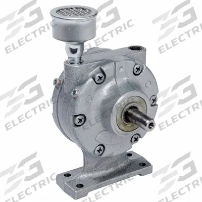 GAST Air Motor: 0.9 hp, 19.5 in-lb Torque, 3,000 RPM, 30 cfm, Foot, 1/4 in NPT - Rotary Vane Air Motors