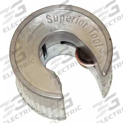 SUPERIOR TOOL Pipe Cutter: 3/4 in – 3/4 in OD Cutting Capacity, Std Wheel Cutter - Metal Tubing Compact Cutters