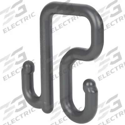 KLEIN TOOLS Utility Bucket S-Hook: 11/16 in W x 6 5/16 in H, Gray - Bucket Bag Hooks & Covers