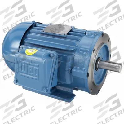WEG General Purpose Motor: C-Face/Rigid Base Mount, Totally Enclosed Fan Cooled - C-Face with Rigid Base 3-Phase General Purpose AC Motors