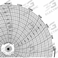 HONEYWELL Circular Paper Chart: Honeywell, 0°F to 1,000°F, BN 24001660-007, Honeywell, 100 PK. Key specifications — Compatible with Manufacturer Model Number: DR 4311; Brand: HONEYWELL; Units Measured: Temperature °F.