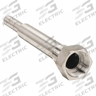 APPROVED VENDOR Threaded Thermowell: Stainless Steel, For 18 in Stem Lg - Stepped-Shank Threaded Thermowells
