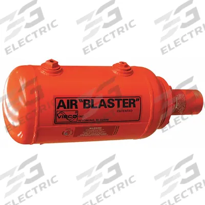VIBCO Pneumatic Vibrator: Air Tank, 7.4 cfm @ 80 psi, 4 in NPT, 24 in H x 12 in W - Air Cannons