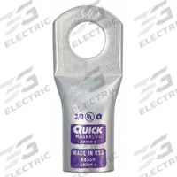 QUICKCABLE Wire Connector: Heavy Wall Lug, Crimp/Lug, Tin Plated Copper, 3/0 ga, Purple, Straight (MPN 6430-525-001H). Key specifications — attr176858: Straight; attr176857: Yes; attr176856: Heavy Wall Lug; attr160377: Tin Plated Copper; attr160378: 3/0 ga; attr520119: 1/2 in; attr160375: Purple; attr160370: QUICKCABLE.