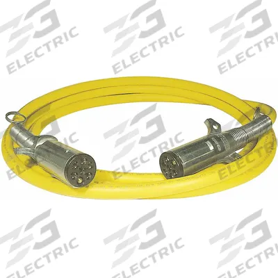 SUREFLEX ISOABS Power Cord: 7 Pin, 15 ft Wire Lg, 15 ft Overall Lg (MPN SFI15SE) - Fleet and Vehicle Maintenance