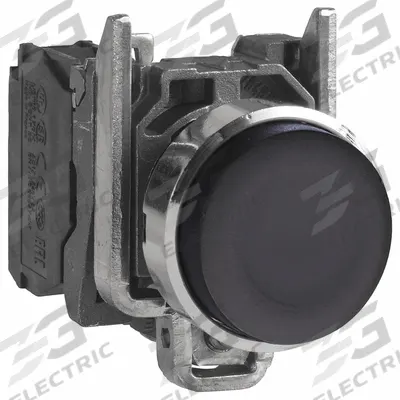 SCHNEIDER Extended Push Button Operator: Non-Illuminated, Extended Profile, Metallic - Extended-Length Push Buttons