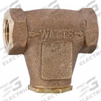 WATTS Inline Strainer: Copper Silicon Alloy, 1/4 in, NPT, Mesh, 0.025 in Screen Size, 2 7/8 in Ht (MPN 1/4 LF27). Key specifications — Screen Material: 304 Stainless Steel; Material: Copper Silicon Alloy; Brand: WATTS; Seal Material: EPDM.