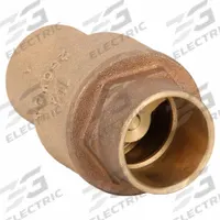 MILWAUKEE VALVE Low Lead Spring Check Valve: Swing, Inline Valve Body, 1 1/4 in Pipe Size, Bronze (MPN UP1548T 1-1/4). Key specifications — Brand: MILWAUKEE VALVE.