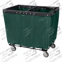 ROYAL BASKET TRUCKS Basket Truck: 14.9 cu ft, 42 lb, 36 in L x 26 in W x 33 1/2 in H, Green, Steel (MPN R36-EEE-PWA-4ULT). Key specifications — Brand: ROYAL BASKET TRUCKS; Liner Color: Green; Caster/Wheel Configuration: (4) Swivel; Assembled/Unassembled: Assembled.