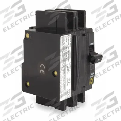 SQUARE D Miniature Circuit Breaker: 125 A, 120/240V AC, Single Phase, 10kA at 120/240V AC - QOU Series, Unit-Mount Square D Miniature Circuit Breakers