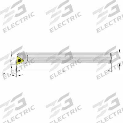 ULTRA-DEX USA Indexable Boring Bar: J05H STUCL1.2 (MPN 940-000-107) - Indexable Boring Bars