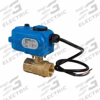 BONOMI Electrically Actuated Two-Way Ball Valve: 1 1/4 in, Brass, 24V AC/DC, FNPT x FNPT, Straight (MPN 8E864LF-002-1-1/4). Key specifications — Included Mounting: ISO 5211 Actuator Mounting Pad; Brand: BONOMI; Stem Material: Brass; Actuator Features: Manual Override.