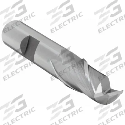 OSG Square End Mill: Cobalt, 2 Flute, 6 mm Mill Dia, 1/2" LOC, 58.7 mm OAL (MPN 5800400) - General Purpose Cobalt Square End Mills