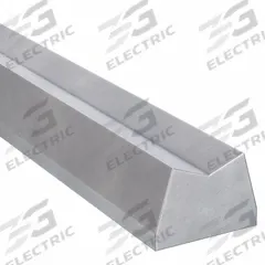 THOMSON Linear Shaft Support Rail: 1 1/2 in Shaft Dia, 24 in Lg, Black Oxide, Steel (MPN LSR24L24). Key specifications — attr111735: THOMSON; attr111741: Black Oxide.
