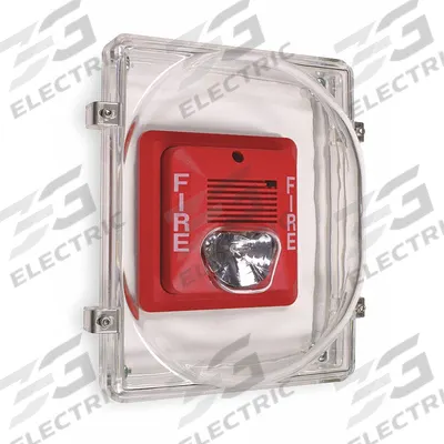 SAFETY TECHNOLOGY INTERNATIONAL Strobe Damage Stopper Cover: Polycarbonate - Covers for Alarms & Wall Fixtures