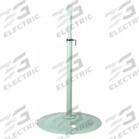 DAYTON Pedestal Base: Pedestal Base, 27 in Base Dia., Steel (MPN 1ZCP2). Key specifications — Includes: Assembly Hardware; Fan Accessory Finish: Powder Coated; Material: Steel; Manufacturer Part Number: 1ZCP2; Brand: DAYTON; Color: Gray.