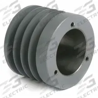 APPROVED VENDOR V-Belt Pulley: B44, 4 Groove, 4.75 in OD, Bushed Bore, SD, Quick Detachable (MPN 444B). Key specifications — attr1318293: B44; attr1318301: 4.4 in (5L, B); attr1318291: 4L, A, or AX.