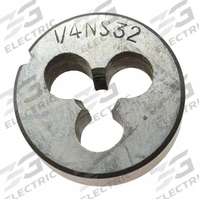 WESTWARD Alloy Steel Die, 1/4-32 UNF: CCT1060-31, Die - Pneumatics