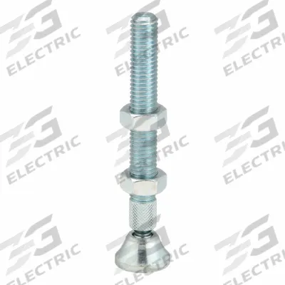 DE-STA-CO Swivel Foot Spindle: All-Steel, 1/2"-13, 4 5/8 in Lg - Steel Swivel-Foot Spindle Assemblies