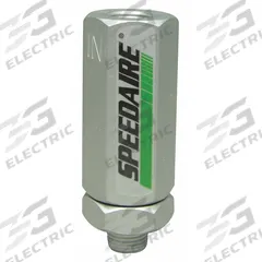 SPEEDAIRE Compressed Air Filter: 1/8 in NPT Inlet, 1/8 in NPT Outlet, 40 micron, 23 cfm, Aluminum (MPN 1EJU8). Key specifications — attr111032: Aluminum; attr158742: SPEEDAIRE.