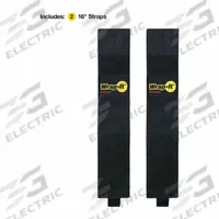 Hook-and-Loop Cable Strap,Polypropylene (MPN 102-TWIN-16BL). Key specifications — Brand: WRAP-IT STORAGE; Material: Polypropylene; Color: Black; Max. Bundle Dia.: 4.5 in.