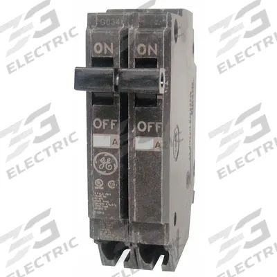 GE Miniature Circuit Breaker: THQP, 45 A, 120/240V AC, Single Phase, 10kA at 120/240V AC - THQP, THQL & THHQL Series, Plug-In GE Miniature Circuit Breakers