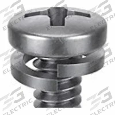 SEMS Screw: Split Lock, #6-32 Thread Size, 3/4 in Lg, Stainless Steel, Passivated - Machine Screws with Split Lock Washers