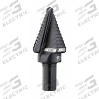 MILWAUKEE Step Drill Bit: 7/8", Black Oxide HSS, 3-Flats Shank (MPN 48-89-9207). Key specifications — attr1234936: Not Impact Rated.