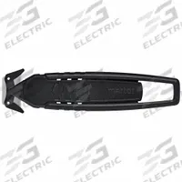 MARTOR Disposable Concealed Blade Safety Knife: 5 13/16 in Overall Lg, Straight Handle, Black, 10 PK (MPN 150001.12). Key specifications — attr307620: Black; attr307617: Straight; attr307618: Textured; attr307619: Carbon Steel; attr307627: Includes Tape Splitter; attr307634: Concealed; attr324885: MARTOR.