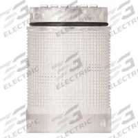 WERMA Tower Light Module: Flashing/Strobe, 24V DC, Clear, 40 mm Overall Dia, 59 mm Overall Ht (MPN 63414055). Key specifications — Brand: WERMA; Compatible with Series: KombiSIGN 40; Lens Color: Clear; Operating Voltage: 24V DC; Manufacturer Part Number: 63414055.