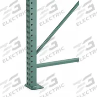 STEEL KING Seismic Upright Frame: Teardrop, 16 ft Overall Ht, 42 in x 3 in, Green, Steel (MPN RTFBG042192F043XBVG). Key specifications — Color: Green; Brand: STEEL KING.