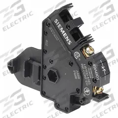 SIEMENS Auxiliary Contact: 1NC, 10 A Max Current (AC), Side Mount, Side-Mounted (MPN 49AB01). Key specifications — Brand: SIEMENS.